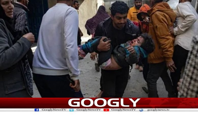 اسرائیلی فوج کی نصیرات کیمپ پر بمباری، 13 خواتین اور بچے شہید 1 canp