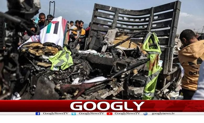 امداد کی تقسیم کے دوران پھر اسرائیلی بمباری،9فلسطینی شہید 1 gaza