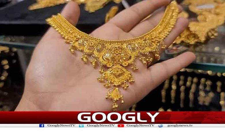 سونے کی فی تولہ قیمت میں معمولی کمی 1 gold 2