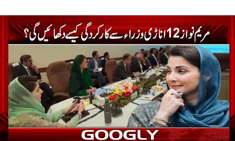مریم نواز 12 اناڑی وزراء سے کارکردگی کیسے دکھائیں گی؟ 1 marim 2 2
