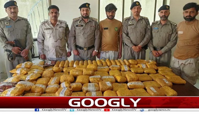 موٹروے پرمنشیات کی بھاری مقدار پکڑ ی گئی 1 Motorway in Huge of Drugs News Urdu