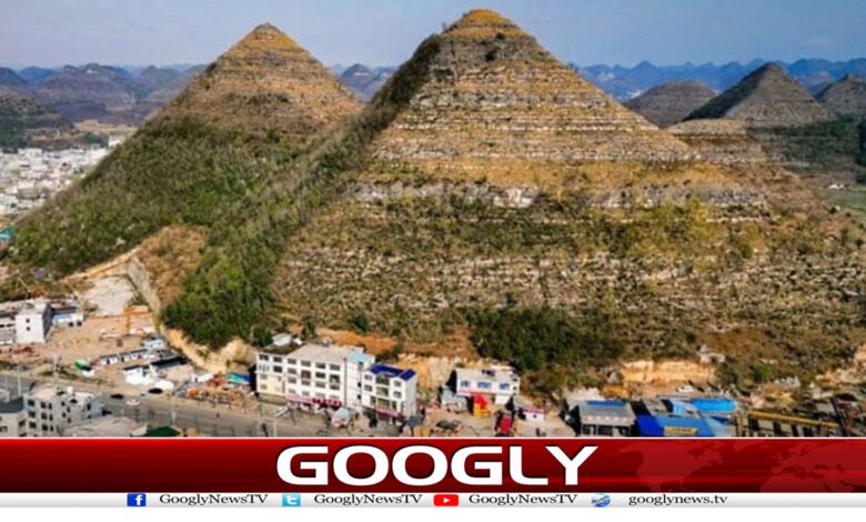 چین میں اہرام مصر سے مشابہ پہاڑ توجہ کامرکز بن گئے 1 Ahram e Misar News in Urdu