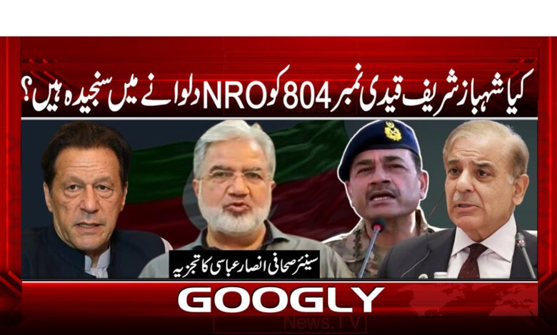 18 کیا شہباز شریف قیدی نمبر 804 کو NRO دلوانے میں سنجیدہ ہیں