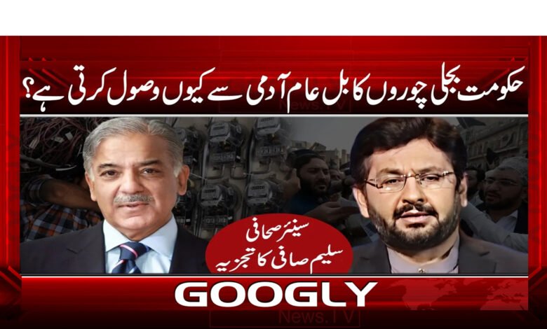 20 حکومت بجلی چوروں کا بل عام آدمی سے کیوں وصول کرتی ہے