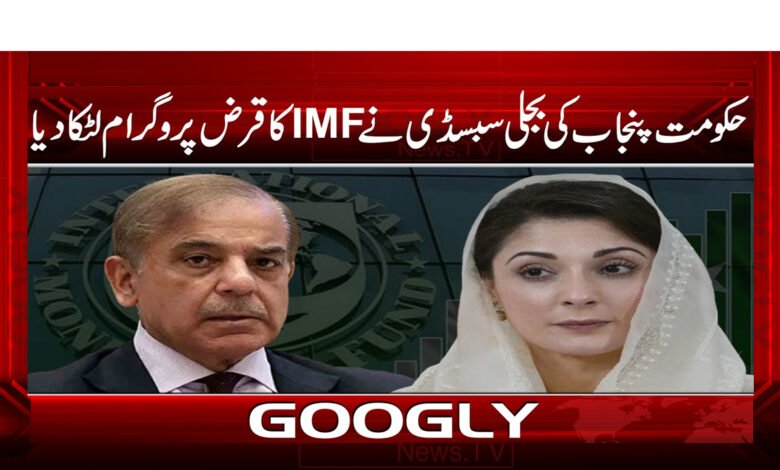 حکومت پنجاب کی بجلی سبسڈی نے IMF کا قرض پروگرام لٹکا دیا - The Punjab government's electricity subsidy suspended the IMF loan program