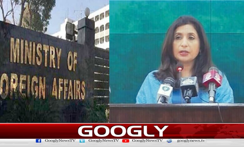 افغانستان کو دہشت گرد گروپوں کےخلاف مؤثر کاروائی کرنا ہوگی : ترجمان دفتر خارجہ - Afghanistan must take effective action against terrorist groups: Spokesperson of the Foreign Office urdu news