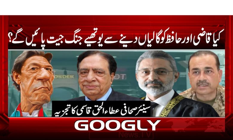 کیا قاضی اور حافظ کو گالیاں دینے سے یوتھیے جنگ جیت پائیں گے ؟