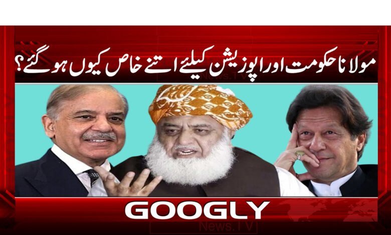 مولانا حکومت اور اپوزیشن کیلئے اتنے خاص کیوں ہو گئے؟