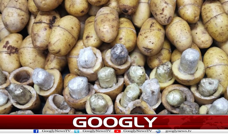 آلوؤں میں چھپاکر ہیروئن سمگلنگ کرنے کی کوشش 1 alu