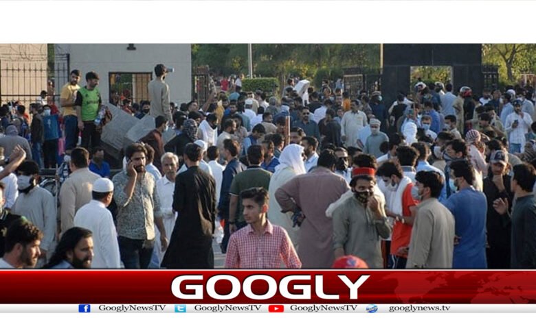 لاہورپولیس کاپی ٹی آئی جلسےسے12اشتہاریوں کی گرفتاری کادعویٰ 1 jalsaaa 2