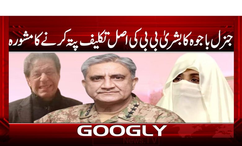 General Bajwa's advice to find out the real pain of Bushra Bibi
