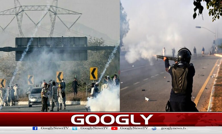 PTI protest: The details of the stock of tear gas shells with Khyber Pakhtunkhwa police have come to light