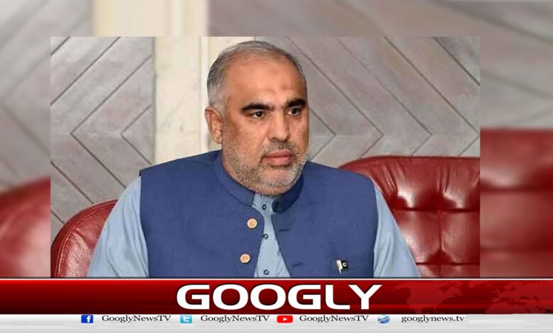 reservations over trial in military court: Asad Qaiser