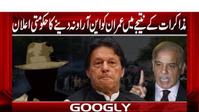 مذاکرات کے نتیجے میں عمران کو این آر او نہ دینے کا حکومتی اعلان