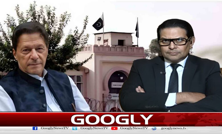 PTI's negotiation team consults with Imran Khan before the talks