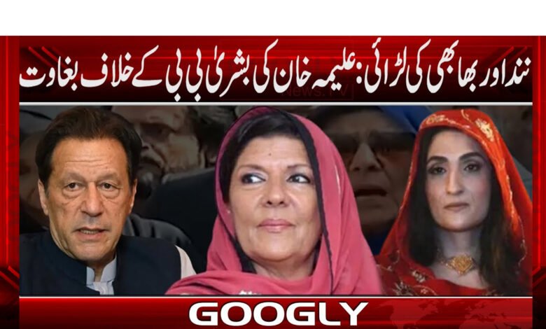 نند اور بھابھی کی لڑائی: علیمہ خان کی بشری بی بی کے خلاف بغاوت