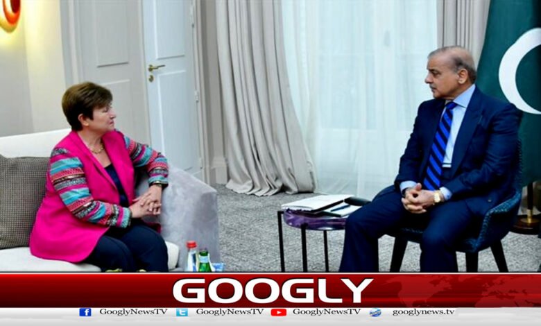 وزیر اعظم سے منیجنگ ڈائریکٹر آئی ایم ایف کی دبئی میں ملاقات 1 Meeting of the Managing Director of the IMF with the Prime Minister in Dubai