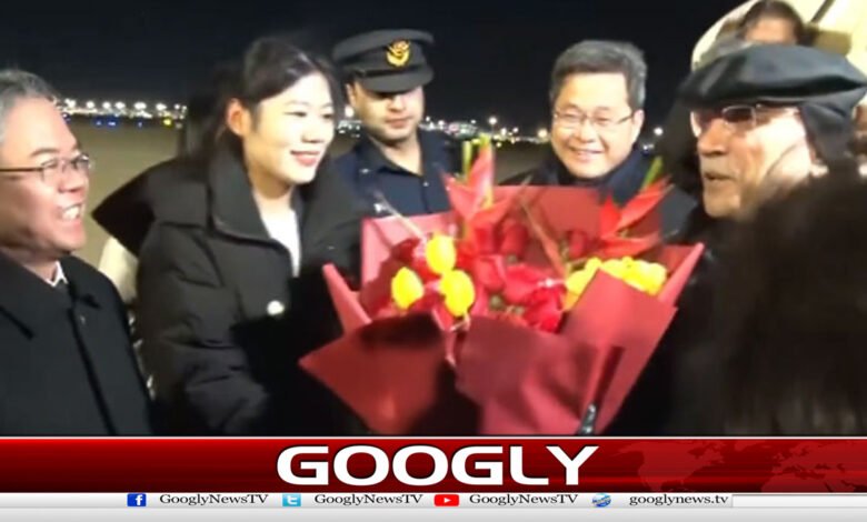 President Asif Ali Zardari received a warm welcome on his arrival in China