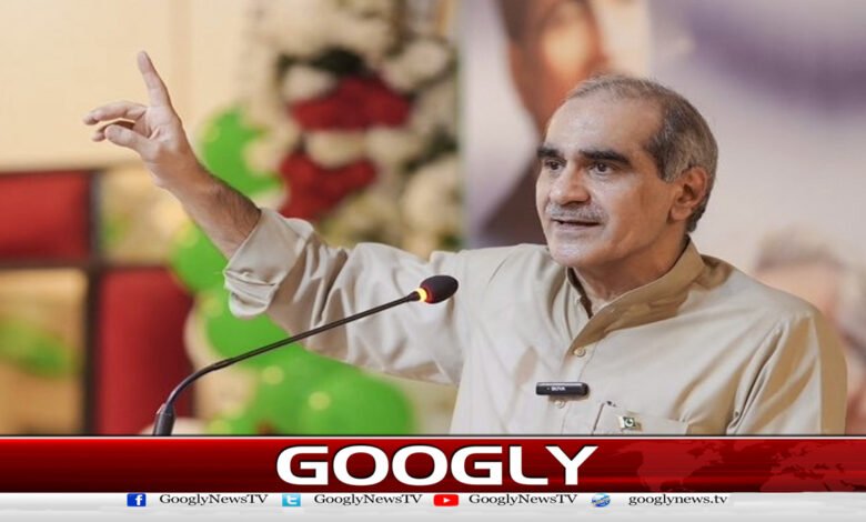 خیبرپختونخوا میں پی ٹی آئی نے اگر 1 ارب درخت لگائے ہوتے تو اتنی تباہی نہ ہوتی : سعد رفیق 1 If PTI had planted 1 billion trees in Khyber Pakhtunkhwa, there would not have been so much destruction: Saad Rafique