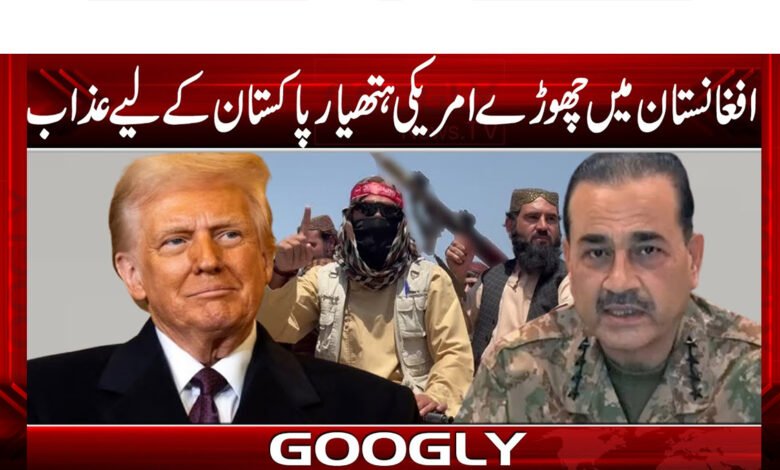 US weapons left in Afghanistan are a punishment for Pakistan
