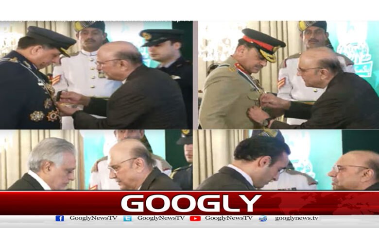 Military and civilian leadership awarded high honors for victory in the fight for justice