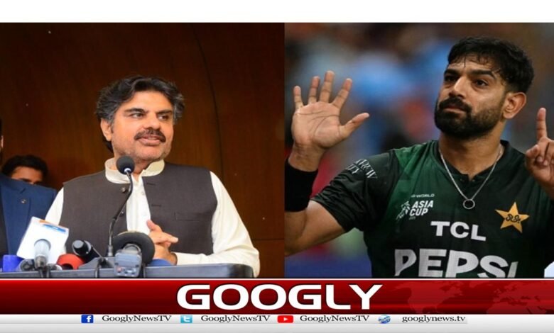 Nasir Hussain Shah announces to pay Haris Rauf's fine