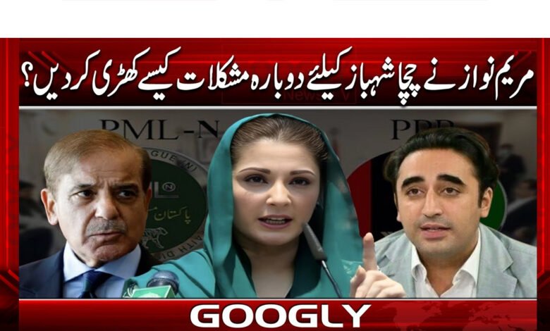 How did Maryam Nawaz create problems for Uncle Shahbaz again?