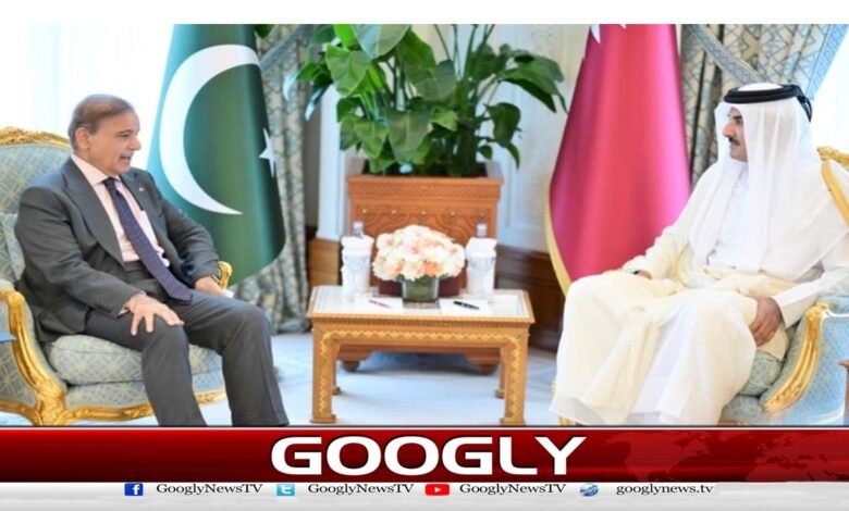 Prime Minister Shehbaz Sharif meets Emir of Qatar, strongly condemns Israeli attack