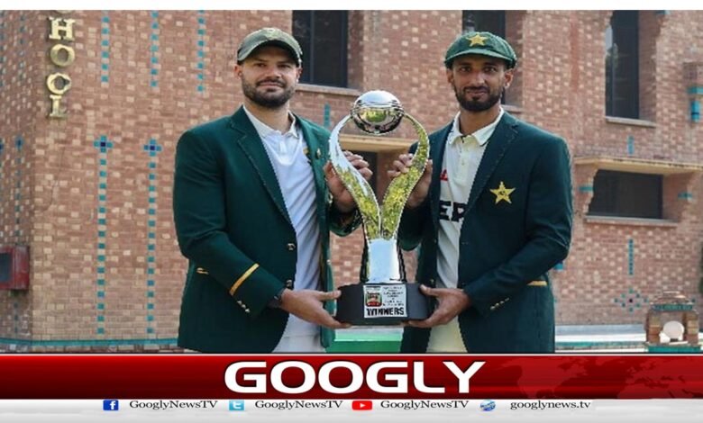 Pakistan, South Africa Test series trophy unveiled