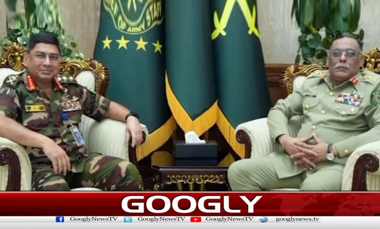 General Sahir Shamshad meets Bangladesh Army Chief, discusses defense cooperation