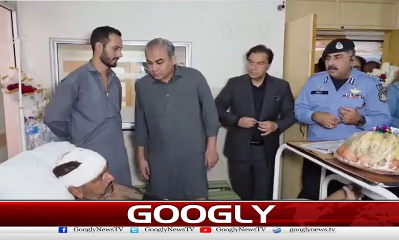 Interior Minister visits PIMS, visits injured personnel in Azad Kashmir