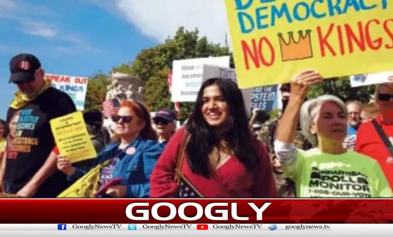 American citizens took to the streets against Trump's policies