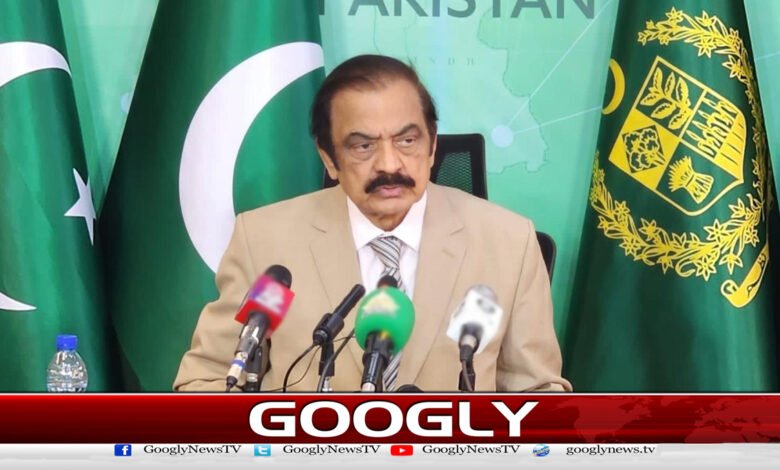 Aleema Khan brings her brother's disturbing messages from jail: Rana Sanaullah