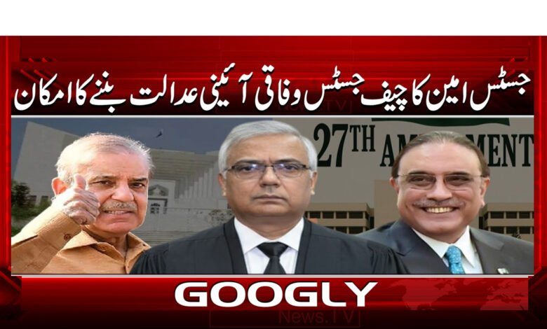 11 جسٹس امین کا چیف جسٹس وفاقی آئینی 1