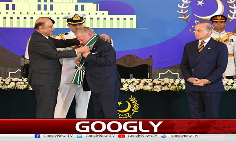 President confers highest civilian award on King Abdullah II of Jordan