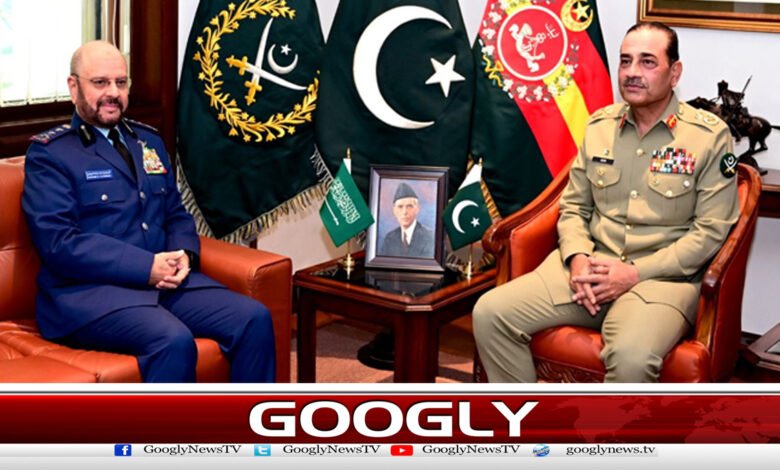 فیلڈمارشل سے سعودی جنرل کی ملاقات ،عسکری تعاون بڑھانے پرتبادلہ خیال 1 Saudi General meets Field Marshal, discusses increasing military cooperation