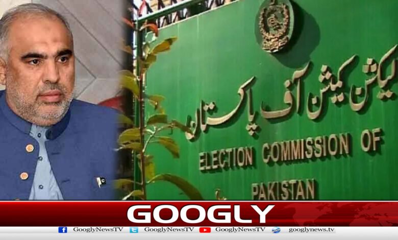 الیکشن کمیشن نے اسد قیصرکےدھاندلی کے الزامات کانوٹس لے لیا 1 Election Commission takes note of Asad Qaisarkedhandali's allegations