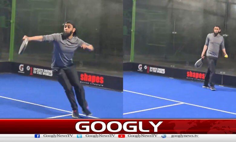 وفاقی وزیراطلاعات کی پیڈل ٹینس کھیلتےویڈیو وائرل 1 Video of Federal Minister of Information playing paddle tennis goes viral