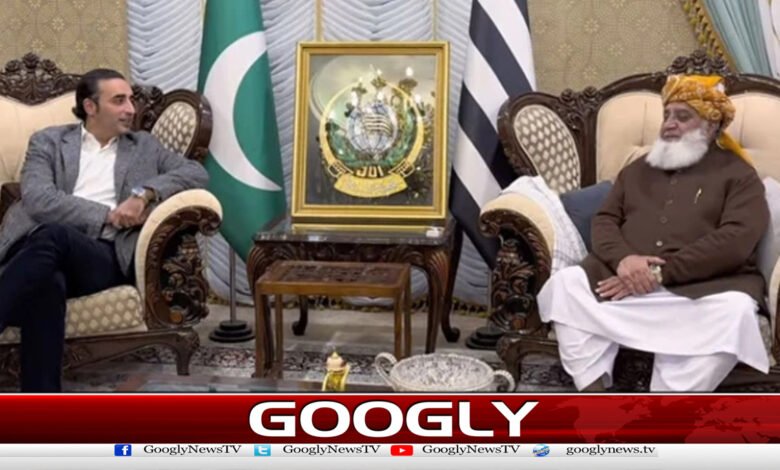 Maulana Fazlur Rehman holds important meeting with President and Bilawal Bhutto