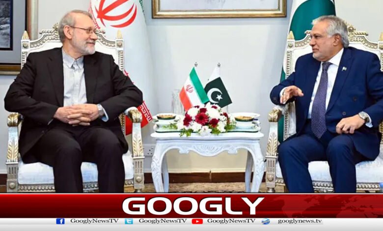 اسحاق ڈار سے علی لاریجانی کی ملاقات، عالمی امور پر تبادلہ خیال 1 Ali Larijani meets Ishaq Dar, discusses global issues