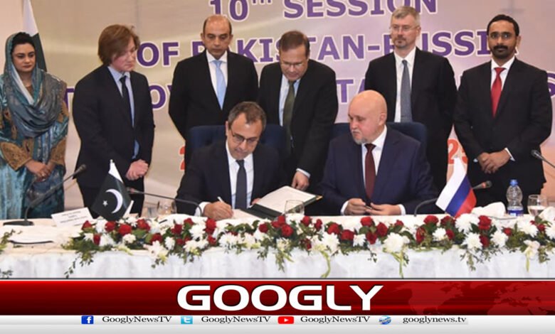 پاکستان روس کے مابین اہم مفاہمتی یادداشتوں اور پروٹوکول پر دستخط 1 Pakistan, Russia sign important memorandums of understanding and protocols