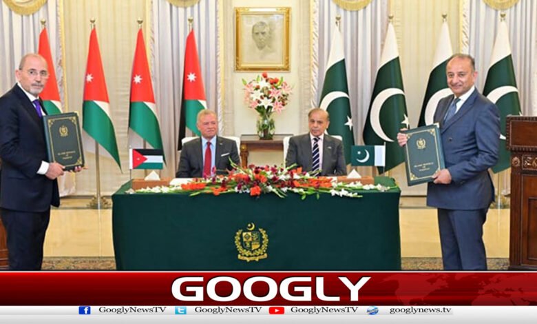 پاکستان اور اردن کے مابین کئی مفاہمتی یاداشتوں پر دستخط 1 Pakistan and Jordan sign several MoUs