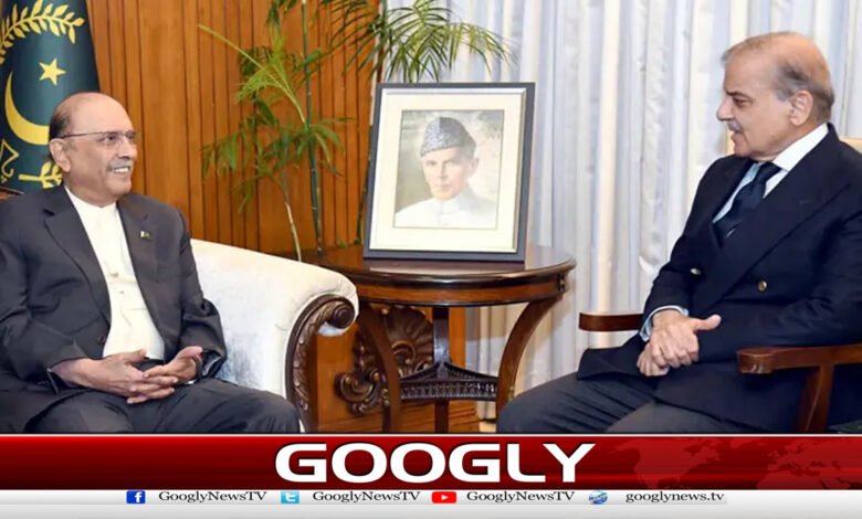 صدرمملکت اوروزیراعظم کی اہم ملاقات،سکیورٹی صورتحال پرتبادلہ خیال 1 Important meeting between President and Prime Minister, discussion on security situation