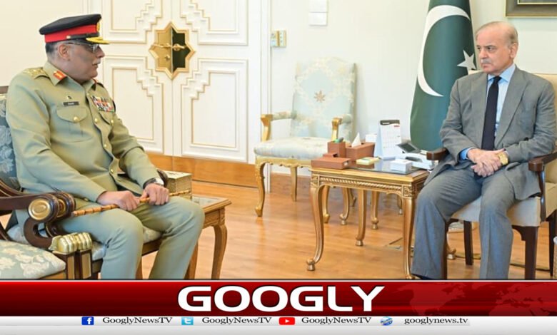 وزیرِ اعظم سےجنرل ساحر شمشاد مرزا کی الوداعی ملاقات 1 Farewell meeting of General Sahir Shamshad Mirza with the Prime Minister