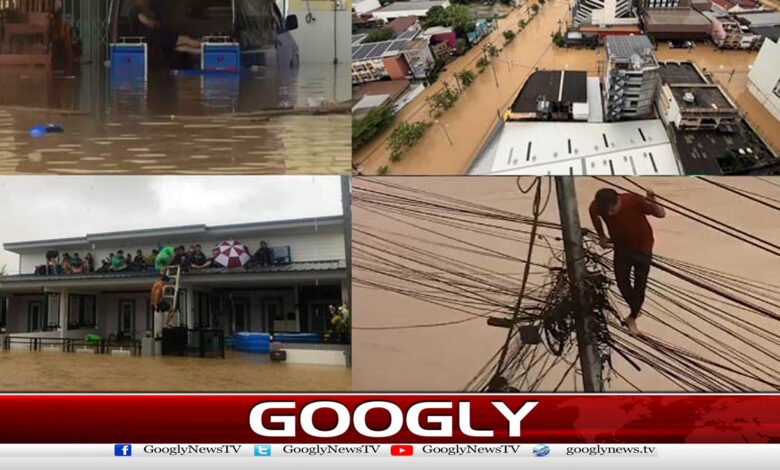 ریکارڈ بارشوں سے تھائی لینڈ ڈوب گیا، 19 افراد ہلاک 1 Record rains inundate Thailand, killing 19 people