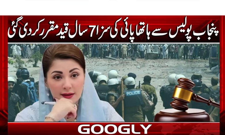 پنجاب پولیس سے ہاتھاپائی کی سزا7سال قیدمقررکردی گئی 1 Punjab police officer sentenced to 7 years in prison for assault