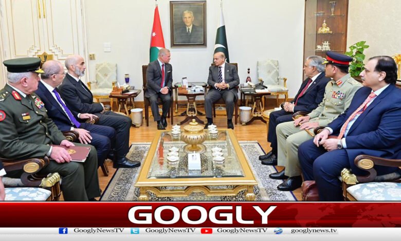 وزیراعظم شہباز شریف اور بادشاہ اردن کی ملاقات،اقتصادی تعاون پراتفاق 1 Prime Minister Shehbaz Sharif and King of Jordan meet, agree on economic cooperation