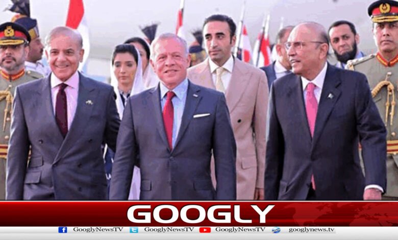 Jordan's King Abdullah II receives grand welcome in Pakistan