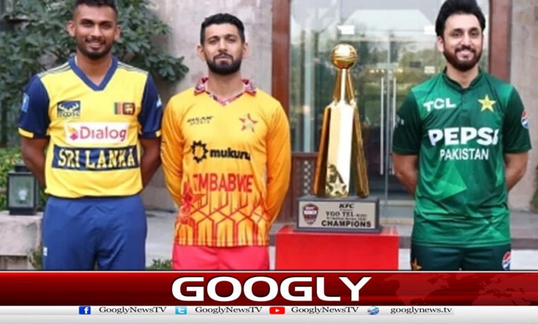 Pakistan, Sri Lanka and Zimbabwe's tri-nation T20 series begins tomorrow