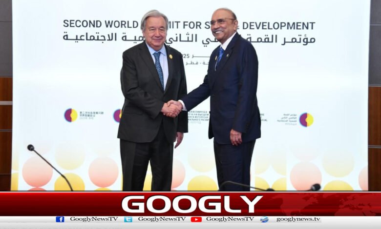 President Zardari meets UN Secretary General, discusses global peace